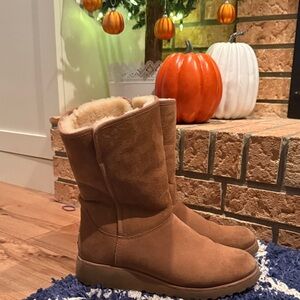 UGG Amie Tan Suede Winter Boots